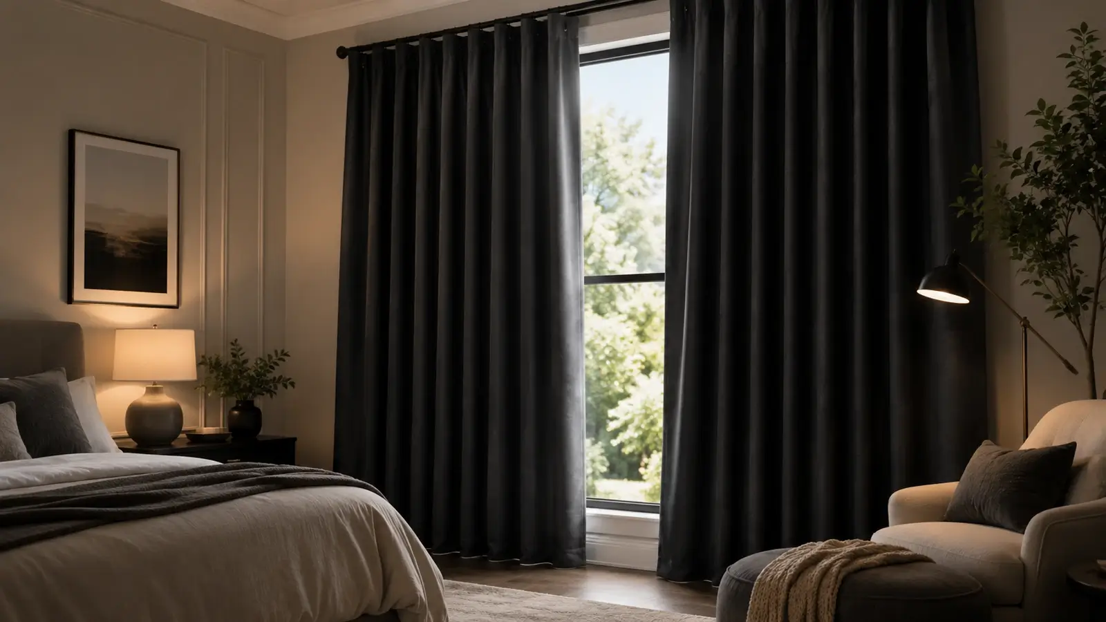 Hero image of European linen sheet sets in a cozy neutral bedroom, emphasizing breathable bedding and refined home styling.